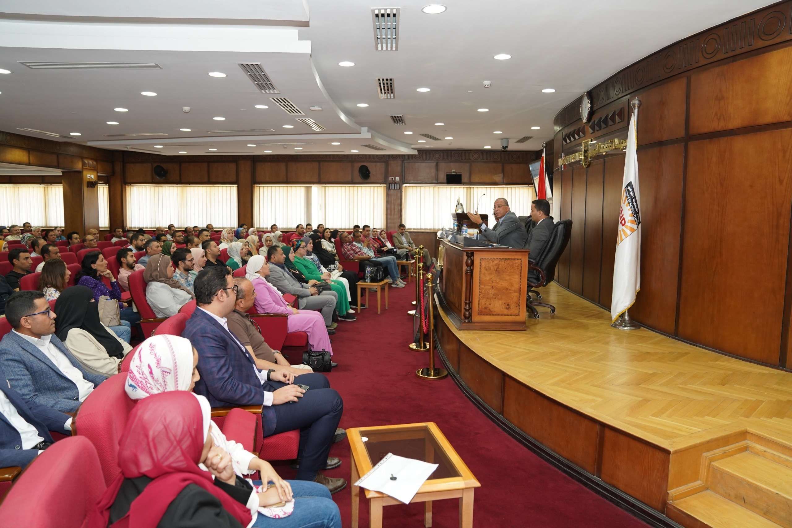 جانب من حفل معهد التخطيط القومي المصري للترحيب بالطلاب الجدد