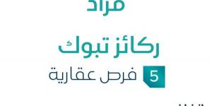 5 فرص عقارية .. مزاد عقاري علني جديد من تاج السهم في تبوك - بوابة فكرة وي