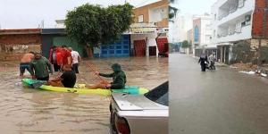 المهدية ... أمطار غزيرة تكشف هشاشة البنية التحتيّة ...تسرّب المياه إلى عدد من المنازل.. والحماية المدنيّة تتدخّل - بوابة فكرة وي