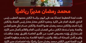 ثورة لتصحيح المسار في الأهلي.. تعيين محمد رمضان مديرا رياضيا.. كوادر جديدة بإدارة الاسكاوتنج.. محاولة إبرام صفقات قبل انتهاء الميركاتو الصيفي - بوابة فكرة وي