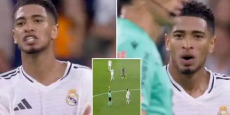 "مقرف" .. بيلنغهام يشتم حكم مباراة ريال مدريد - بوابة فكرة وي