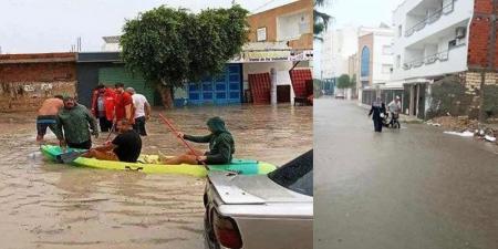 المهدية ... أمطار غزيرة تكشف هشاشة البنية التحتيّة ...تسرّب المياه إلى عدد من المنازل.. والحماية المدنيّة تتدخّل - بوابة فكرة وي