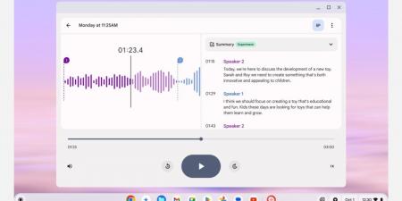 ‏Chromebook Plus يحصل على تطبيق Recorder وميزة “مساعد القراءة” والمزيد - بوابة فكرة وي