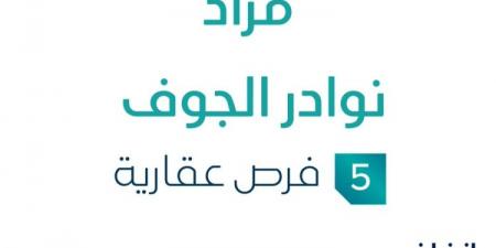 5 فرص عقارية .. مزاد عقاري جديد من شركة رواسة المحدودة في الجوف - بوابة فكرة وي