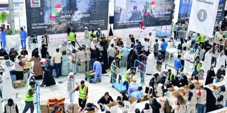 خلال أسبوعها الأول..."الإمارات معك يا لبنان" تجمع 110 ملايين درهم لدعم الاستجابة الإنسانية - بوابة فكرة وي