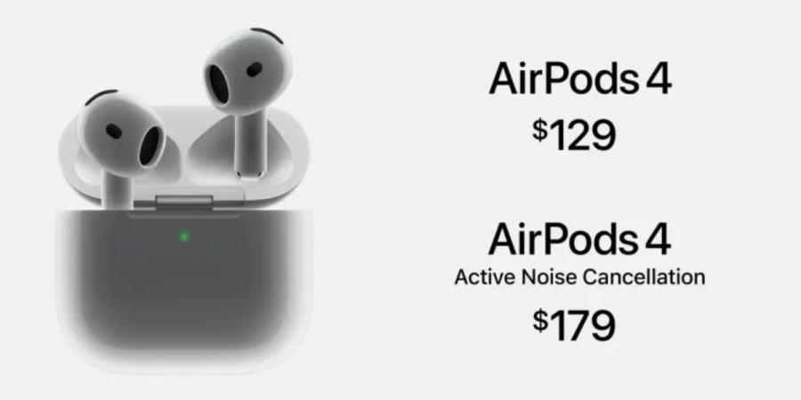 آبل تعلن سماعتها اللاسلكية الجديدة AirPods 4 - بوابة فكرة وي