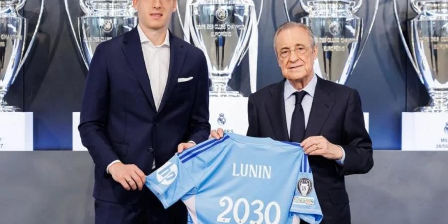 لونين يمدّد عقده مع ريال مدريد حتى 2030 - بوابة فكرة وي