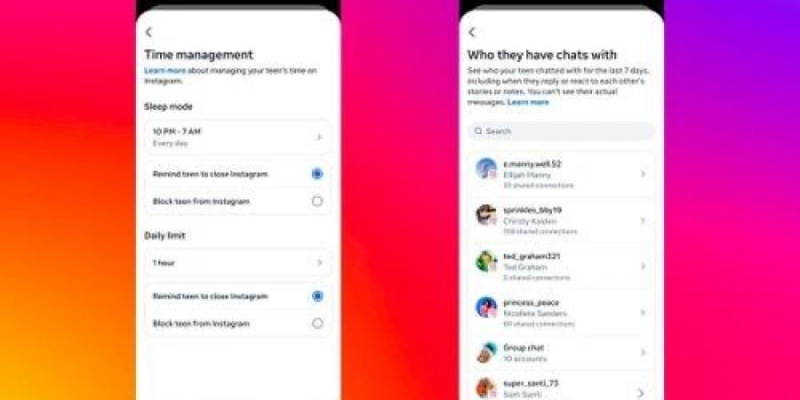 تطبيق إنستغرام يتيح شبكة أمان جديدة للمستخدمين الشباب - بوابة فكرة وي