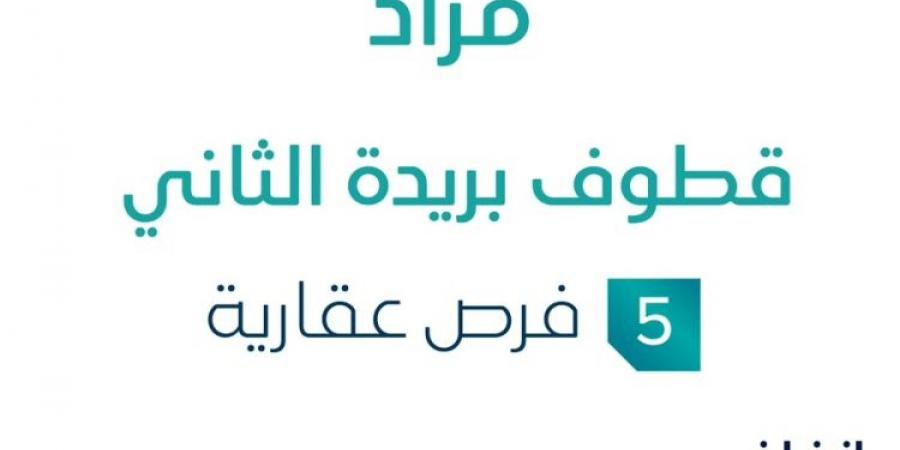 3 فرص عقارية .. مزاد عقاري جديد من مؤسسة القرعاوي للاستثمارات العقارية في بريدة - بوابة فكرة وي