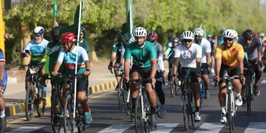 انطلاق مسيرة دراجي ينبع بمشاركة 130 دراجًا.. احتفاءً باليوم الوطني الـ94 - بوابة فكرة وي