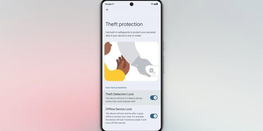 جوجل تطلق ميزات قفل كشف السرقة وقفل الجهاز غير المتصل والقفل عن بُعد لأجهزة أندرويد - بوابة فكرة وي
