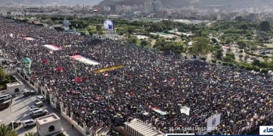 مسيرات مليونية في اليمن نصرة لفلسطين ولبنان تحت شعار “مع غزة ولبنان.. صف واحد كالبنيان” - بوابة فكرة وي