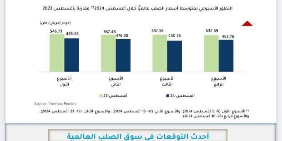 3 أسباب لانخفاض سعر الصلب عالميا في أغسطس 2024 - بوابة فكرة وي